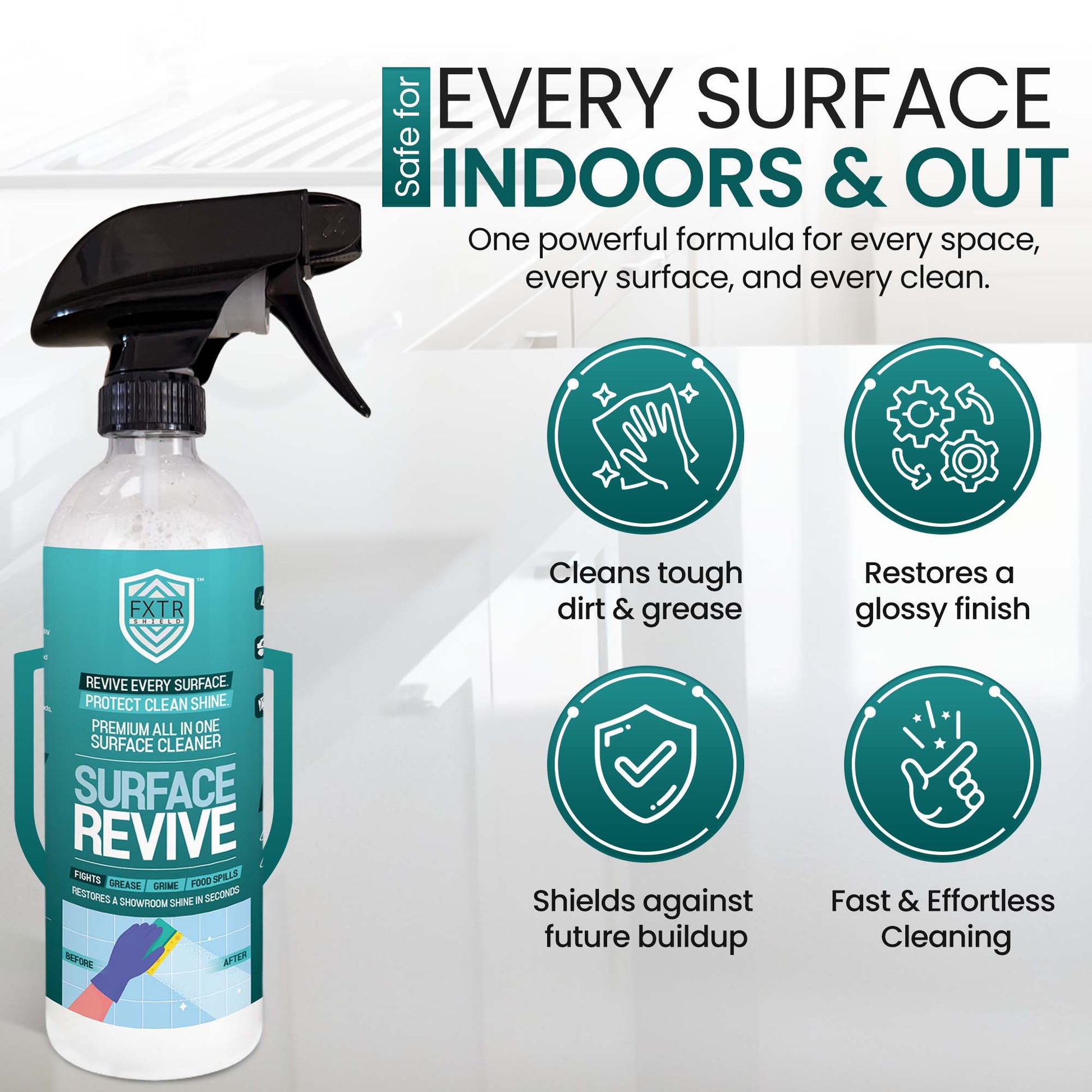 Fixture Shield™ Surface Revive - Fixture Shield Home Ceramic Coating