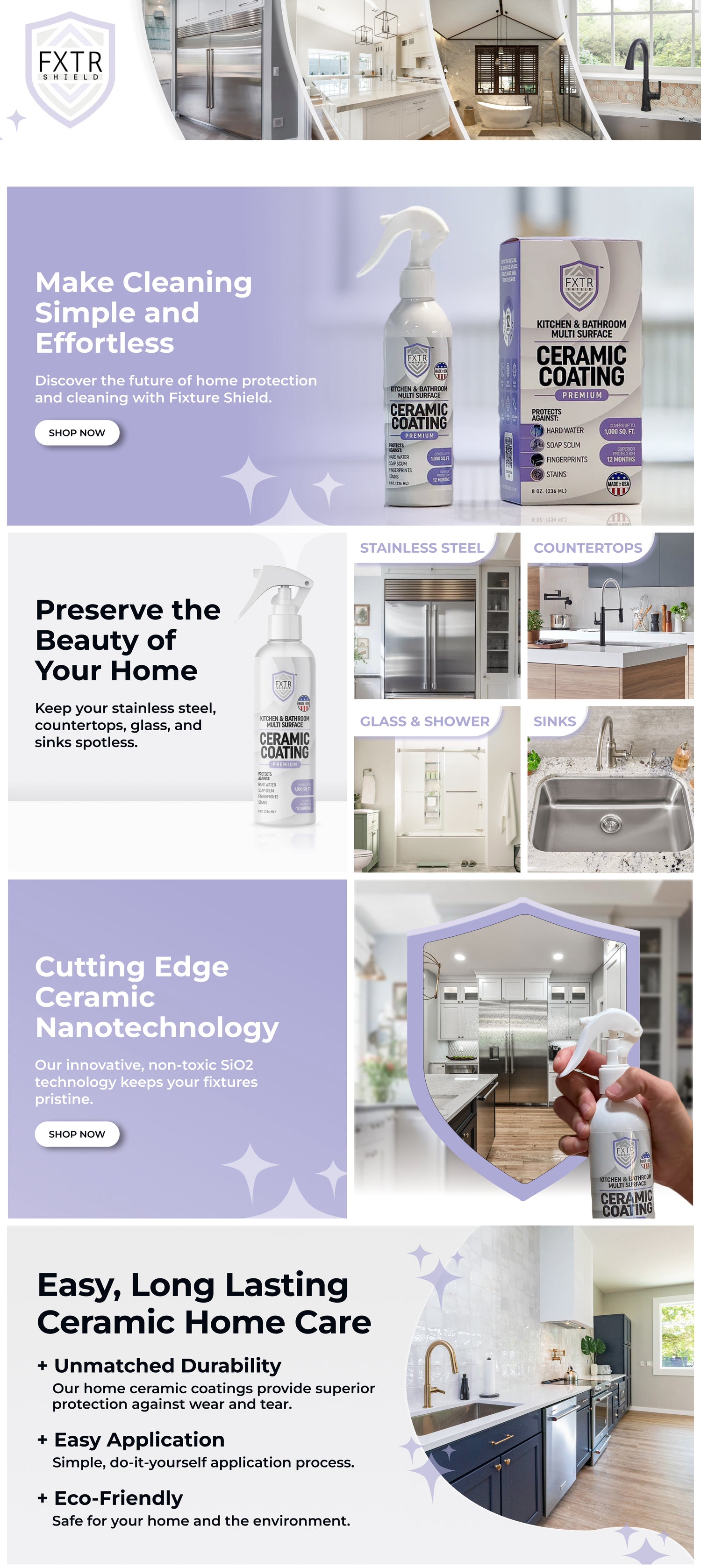 Fixture Shield Home Ceramic Coating - Fixture Shield Home Ceramic Coating